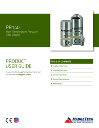 Thumbnail of document Manual - PR140 Pressure Data Logger